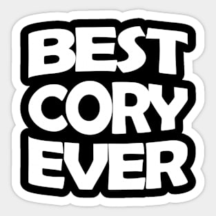 Best Cory ever Sticker